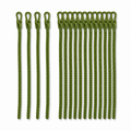Lot de 20 liens souples vert olive pour plantes