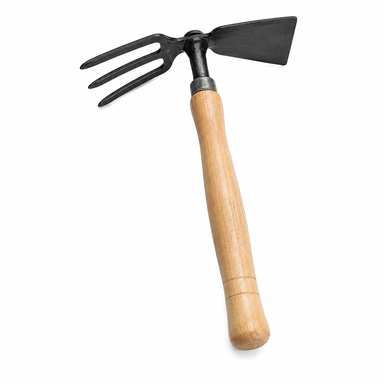 Binette double à main en acier carbone 34 cm