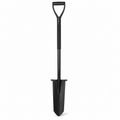Pelle de jardin étroite noire 76 cm
