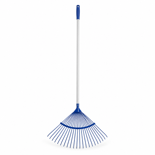 Balai à gazon bleu à 22 dents 150 cm