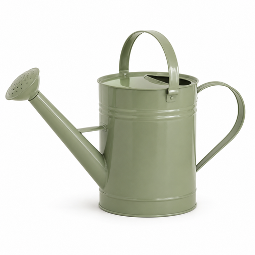 Arrosoir vert sauge en acier galvanisé 5 L