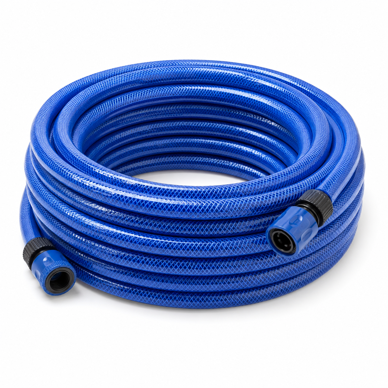 Tuyau d’arrosage anti-torsion bleu 25 m Ø 15 mm