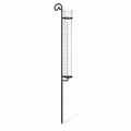 Pluviomètre en verre avec support en acier 90 cm